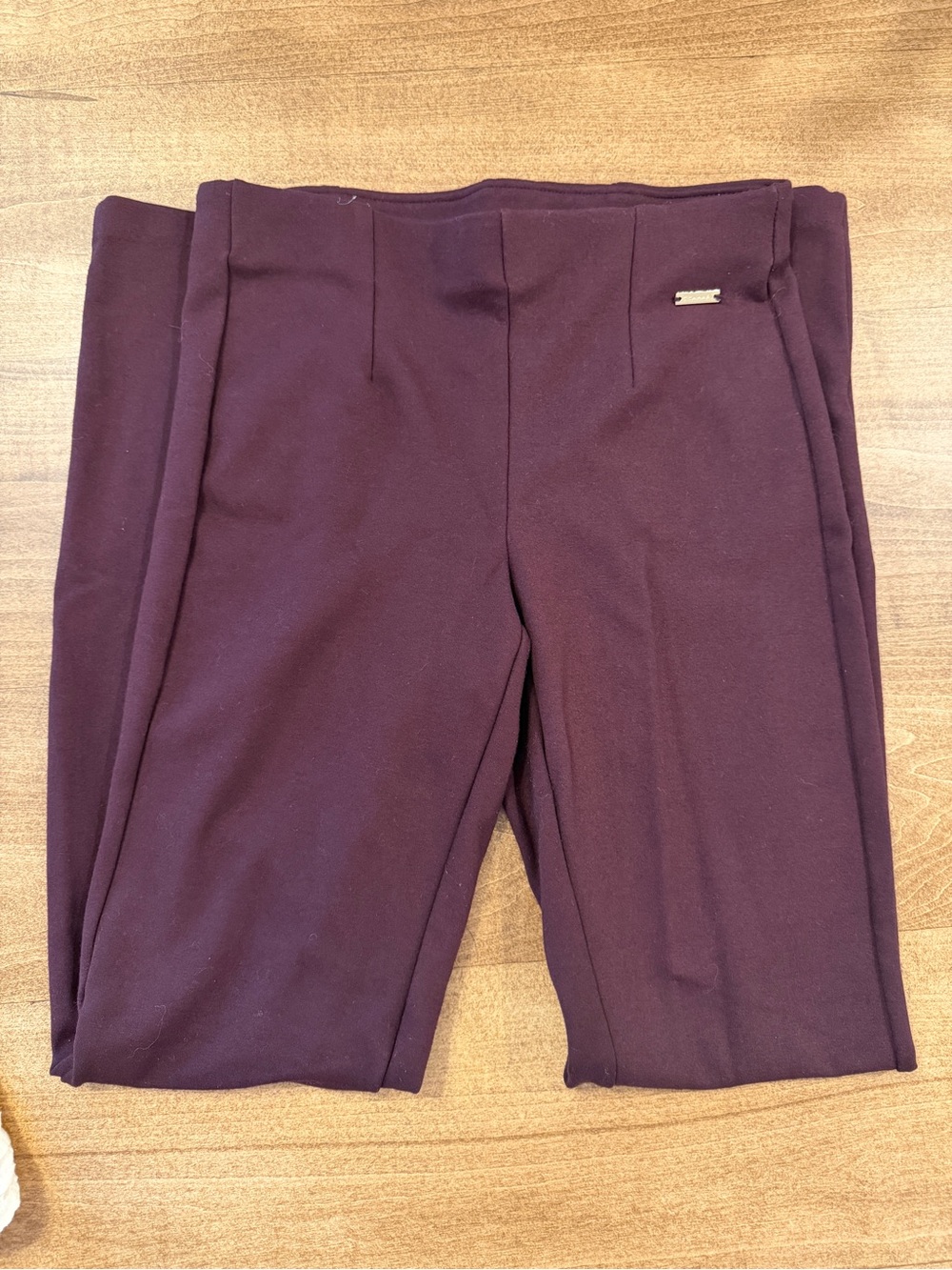 Women’s Slim Dress Pants - Deep Burgundy
